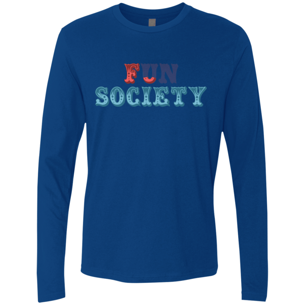T-Shirts Royal / Small Fun Society Men's Premium Long Sleeve