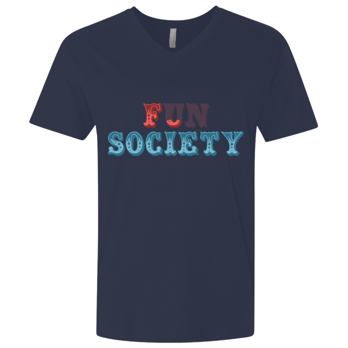 T-Shirts Midnight Navy / X-Small Fun Society Men's Premium V-Neck