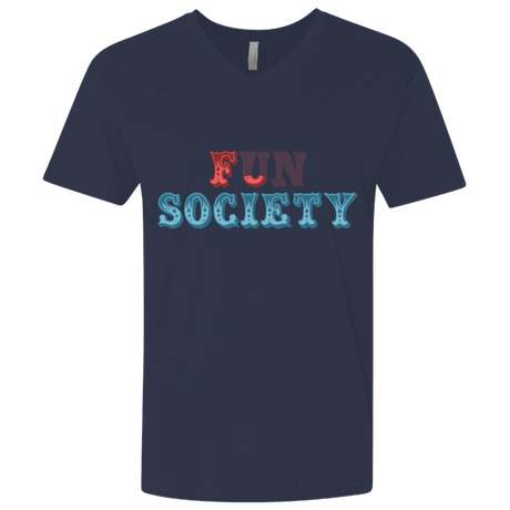 T-Shirts Midnight Navy / X-Small Fun Society Men's Premium V-Neck