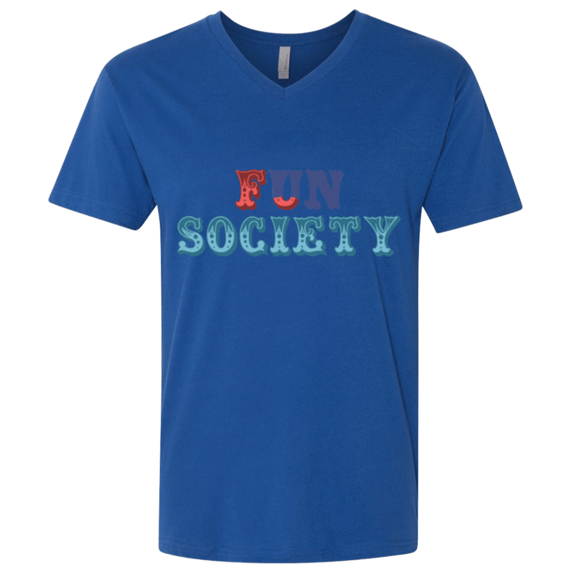 T-Shirts Royal / X-Small Fun Society Men's Premium V-Neck
