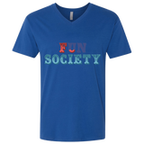 T-Shirts Royal / X-Small Fun Society Men's Premium V-Neck