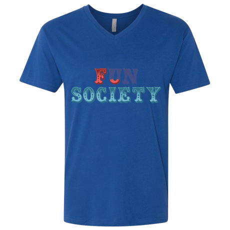 T-Shirts Royal / X-Small Fun Society Men's Premium V-Neck