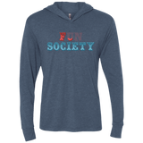 T-Shirts Indigo / X-Small Fun Society Triblend Long Sleeve Hoodie Tee