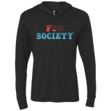 T-Shirts Vintage Black / X-Small Fun Society Triblend Long Sleeve Hoodie Tee