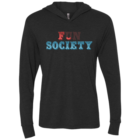 T-Shirts Vintage Black / X-Small Fun Society Triblend Long Sleeve Hoodie Tee