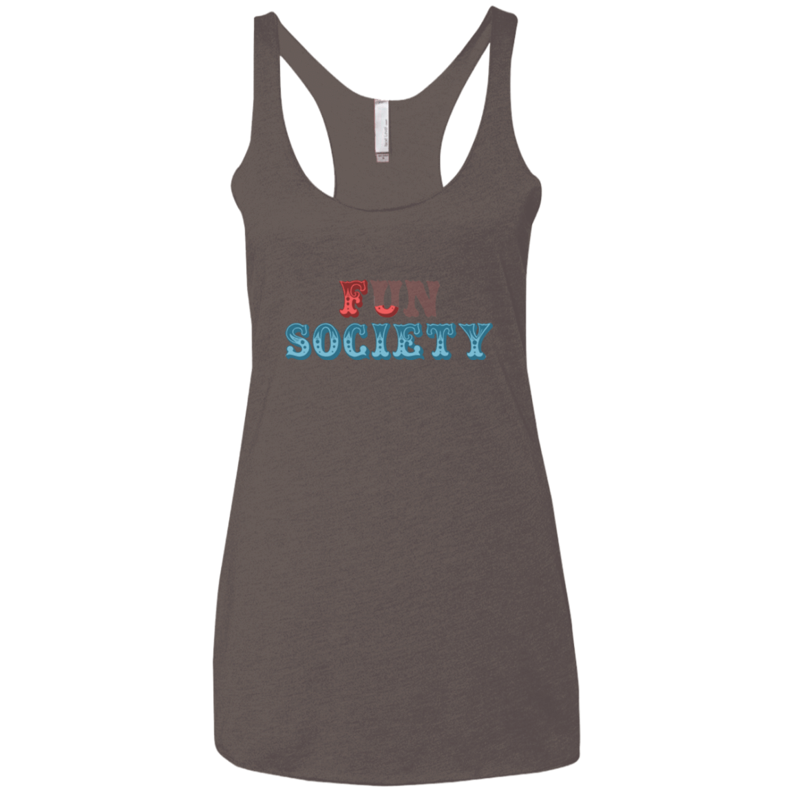 T-Shirts Macchiato / X-Small Fun Society Women's Triblend Racerback Tank