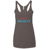 T-Shirts Macchiato / X-Small Fun Society Women's Triblend Racerback Tank