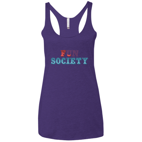 T-Shirts Purple / X-Small Fun Society Women's Triblend Racerback Tank
