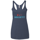T-Shirts Vintage Navy / X-Small Fun Society Women's Triblend Racerback Tank