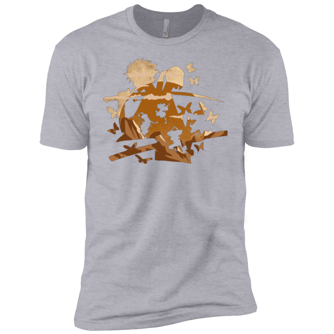 T-Shirts Heather Grey / YXS Funky Samurais Boys Premium T-Shirt