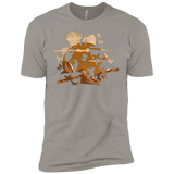 T-Shirts Light Grey / YXS Funky Samurais Boys Premium T-Shirt