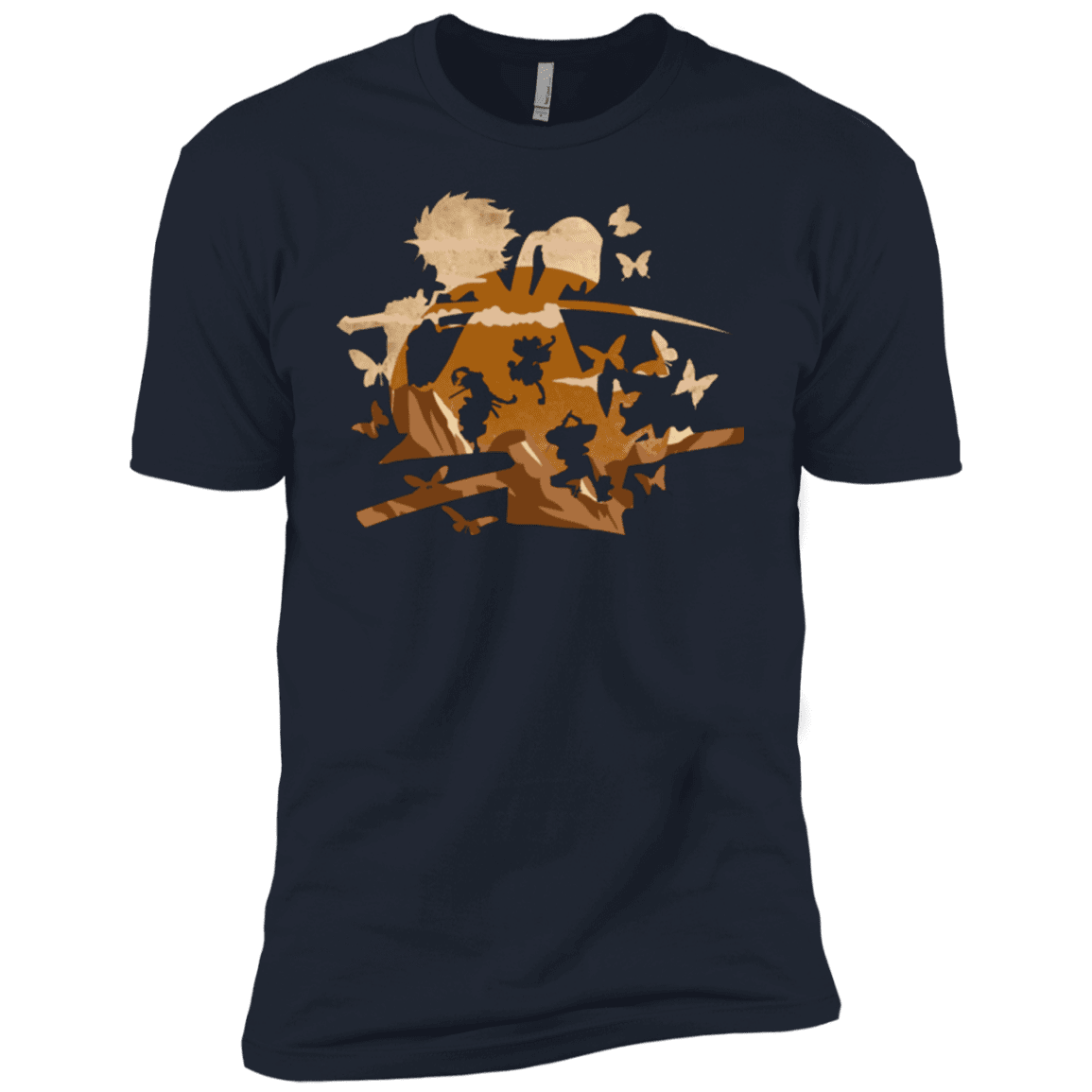 T-Shirts Midnight Navy / YXS Funky Samurais Boys Premium T-Shirt