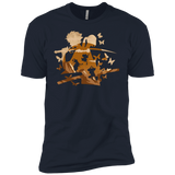 T-Shirts Midnight Navy / YXS Funky Samurais Boys Premium T-Shirt