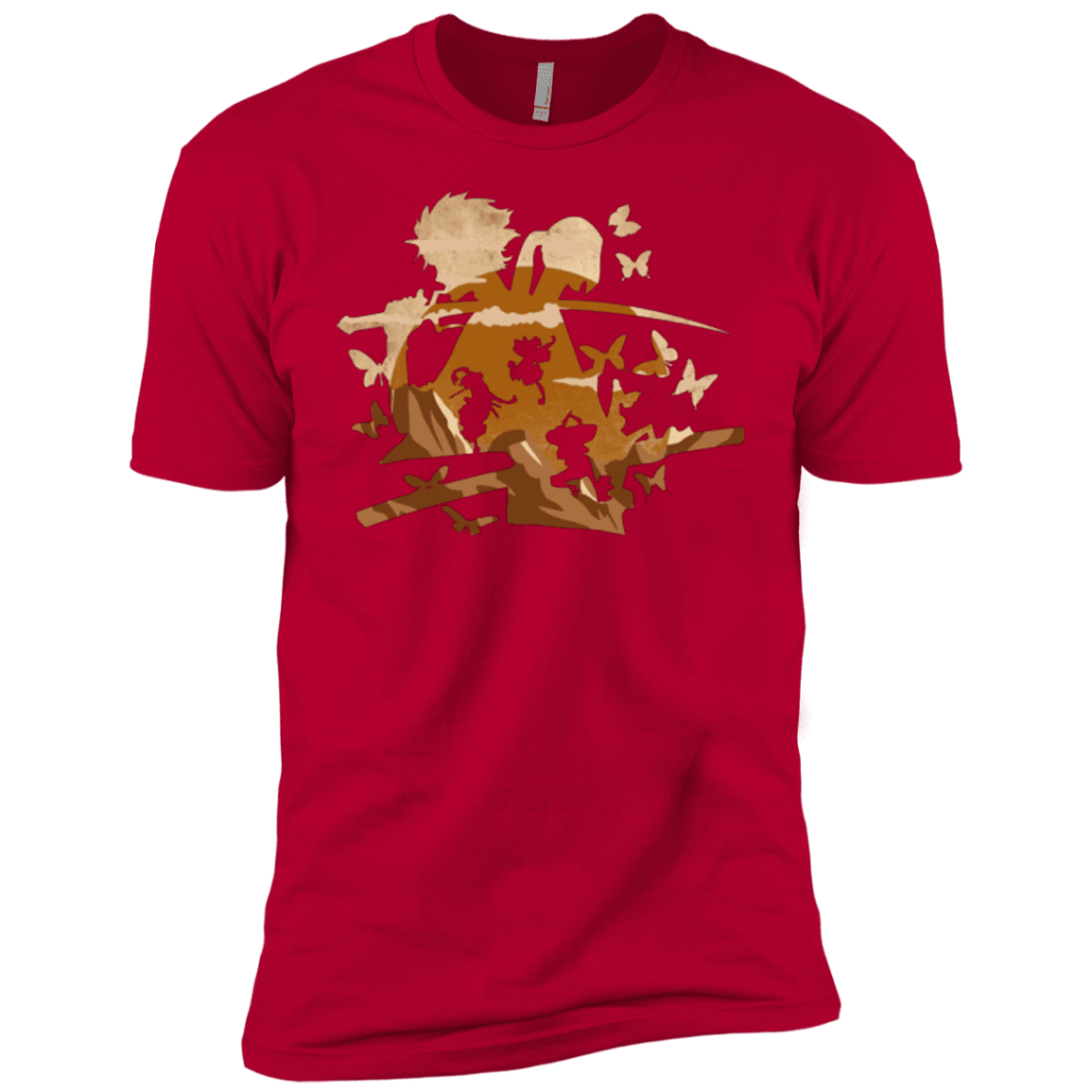 T-Shirts Red / YXS Funky Samurais Boys Premium T-Shirt