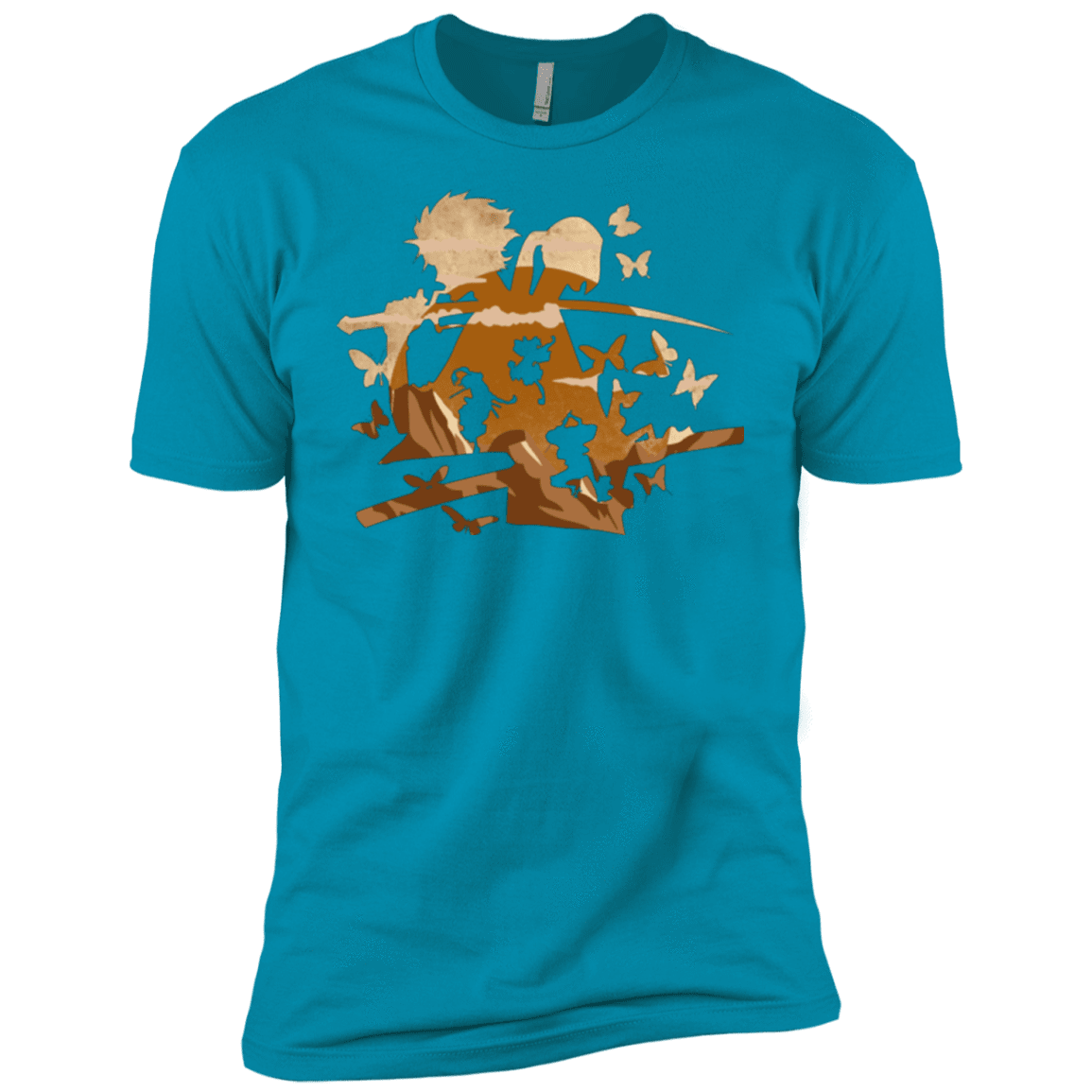T-Shirts Turquoise / YXS Funky Samurais Boys Premium T-Shirt