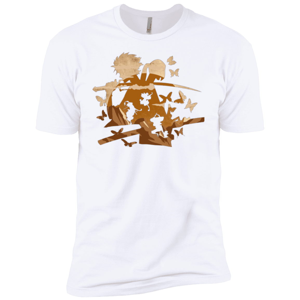 T-Shirts White / YXS Funky Samurais Boys Premium T-Shirt
