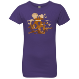 T-Shirts Purple Rush / YXS Funky Samurais Girls Premium T-Shirt