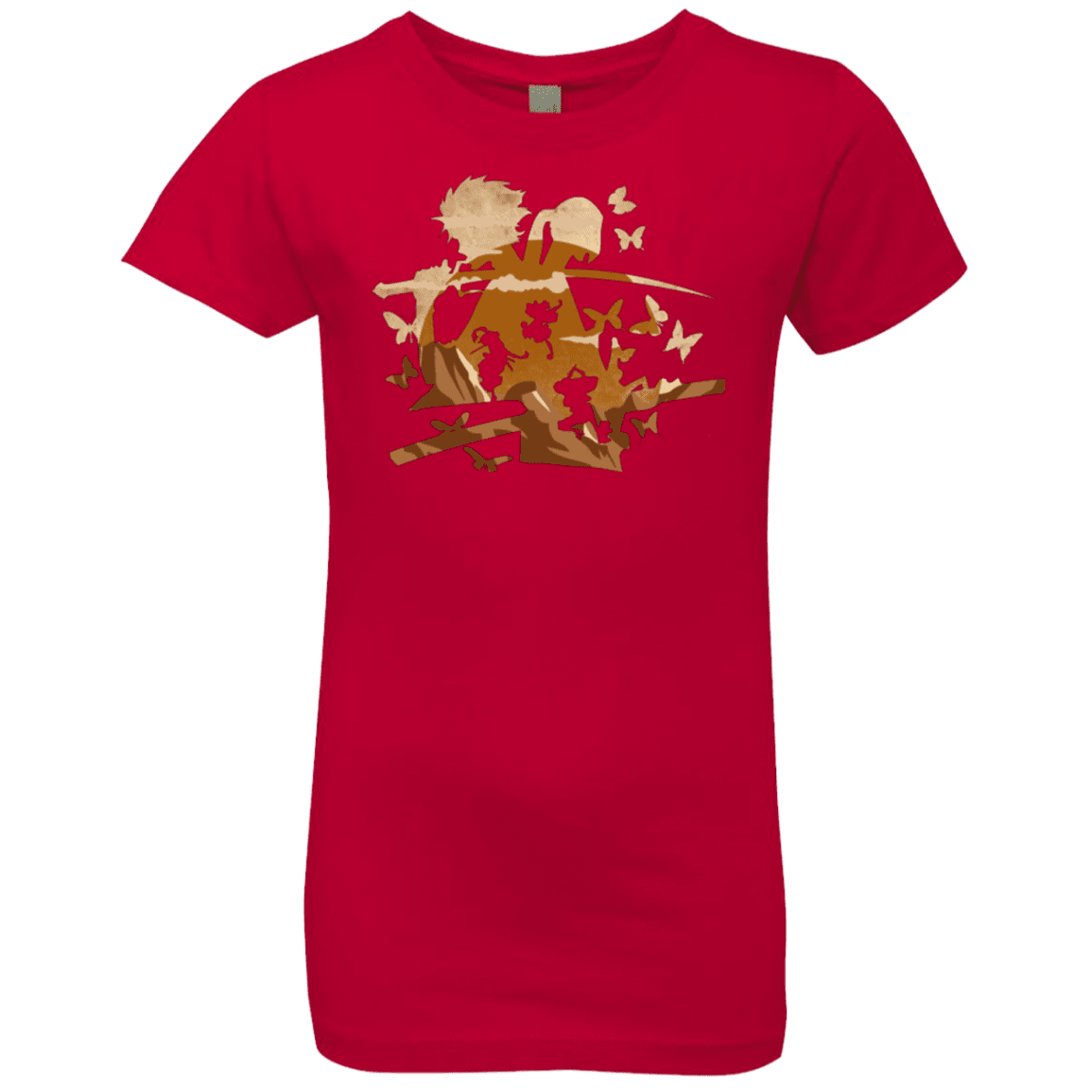 T-Shirts Red / YXS Funky Samurais Girls Premium T-Shirt