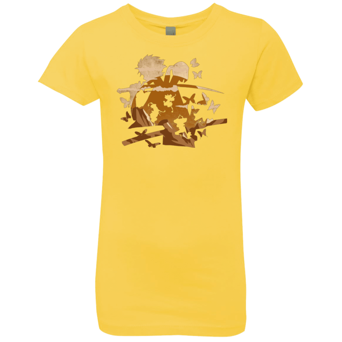 T-Shirts Vibrant Yellow / YXS Funky Samurais Girls Premium T-Shirt