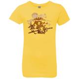 T-Shirts Vibrant Yellow / YXS Funky Samurais Girls Premium T-Shirt