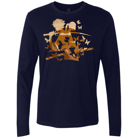 T-Shirts Midnight Navy / Small Funky Samurais Men's Premium Long Sleeve