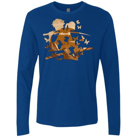 T-Shirts Royal / Small Funky Samurais Men's Premium Long Sleeve