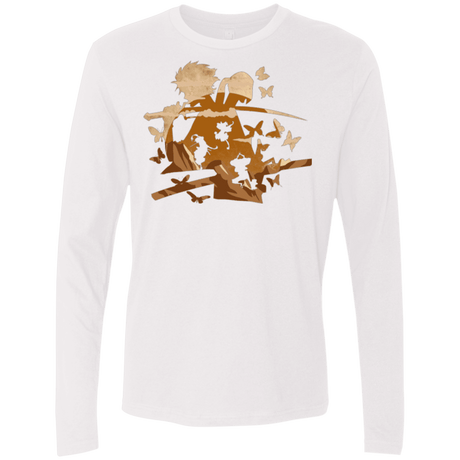T-Shirts White / Small Funky Samurais Men's Premium Long Sleeve