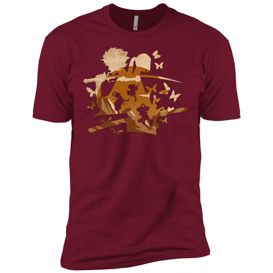 T-Shirts Cardinal / X-Small Funky Samurais Men's Premium T-Shirt