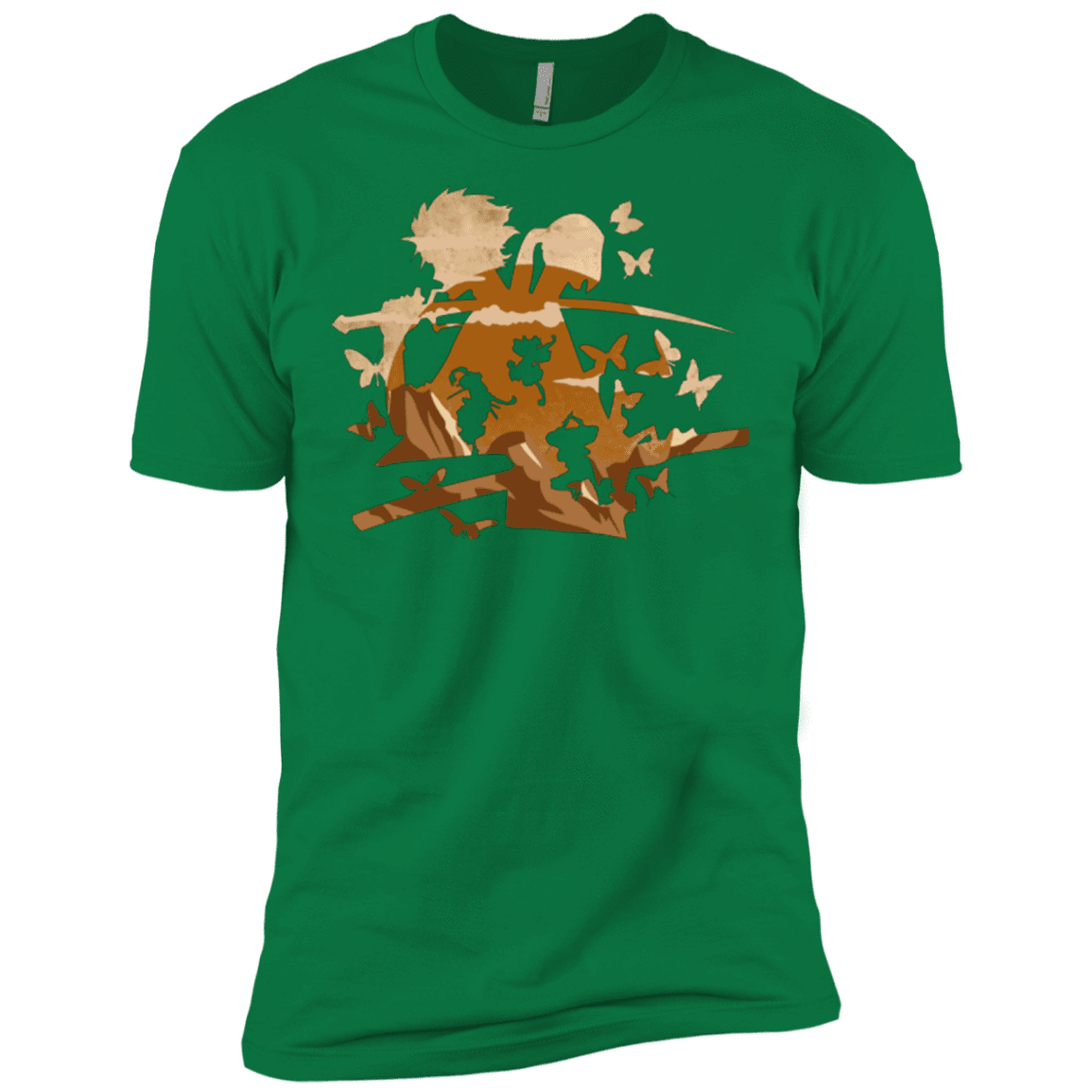 T-Shirts Kelly Green / X-Small Funky Samurais Men's Premium T-Shirt