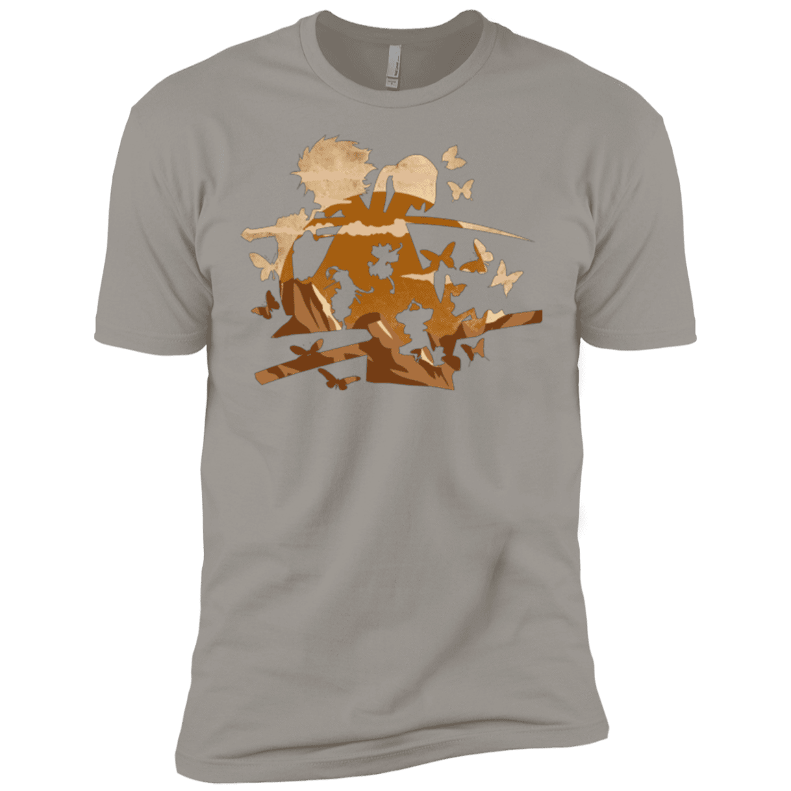 T-Shirts Light Grey / X-Small Funky Samurais Men's Premium T-Shirt