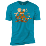 T-Shirts Turquoise / X-Small Funky Samurais Men's Premium T-Shirt