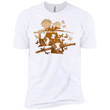 T-Shirts White / X-Small Funky Samurais Men's Premium T-Shirt