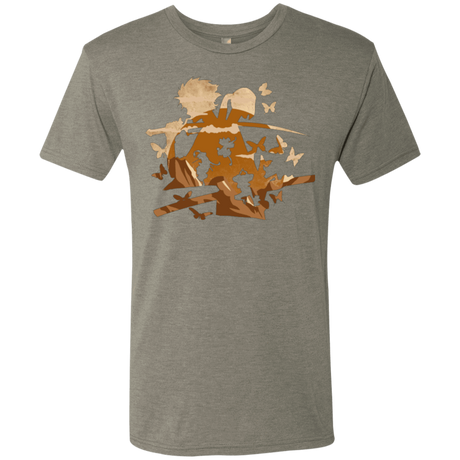 T-Shirts Venetian Grey / Small Funky Samurais Men's Triblend T-Shirt