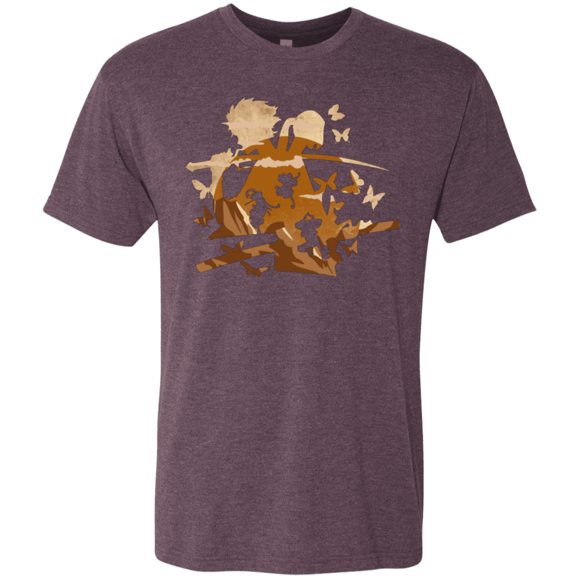 T-Shirts Vintage Purple / Small Funky Samurais Men's Triblend T-Shirt
