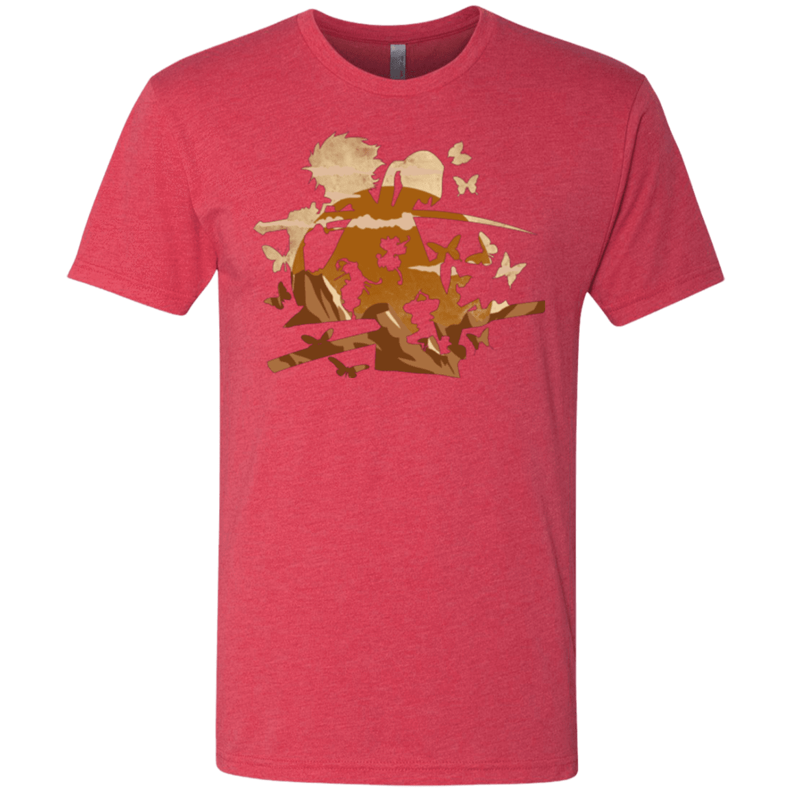 T-Shirts Vintage Red / Small Funky Samurais Men's Triblend T-Shirt