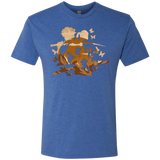 T-Shirts Vintage Royal / Small Funky Samurais Men's Triblend T-Shirt