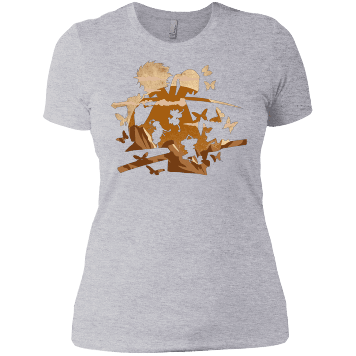 T-Shirts Heather Grey / X-Small Funky Samurais Women's Premium T-Shirt