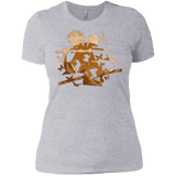 T-Shirts Heather Grey / X-Small Funky Samurais Women's Premium T-Shirt