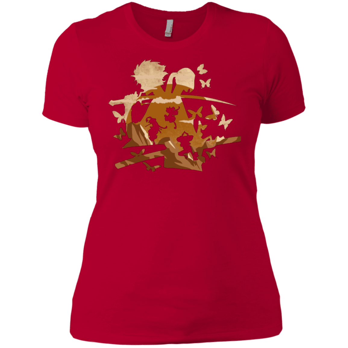 T-Shirts Red / X-Small Funky Samurais Women's Premium T-Shirt