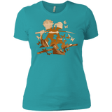 T-Shirts Tahiti Blue / X-Small Funky Samurais Women's Premium T-Shirt