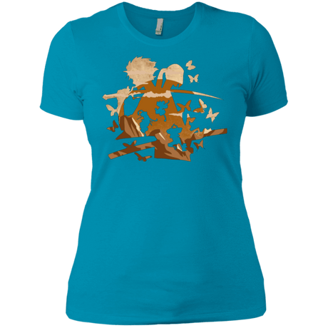 T-Shirts Turquoise / X-Small Funky Samurais Women's Premium T-Shirt