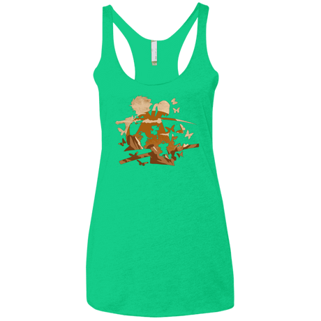 T-Shirts Envy / X-Small Funky Samurais Women's Triblend Racerback Tank