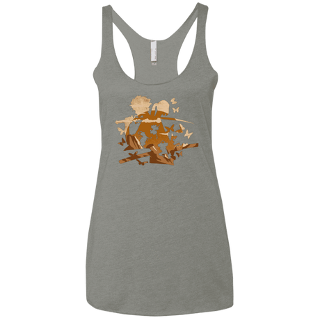 T-Shirts Venetian Grey / X-Small Funky Samurais Women's Triblend Racerback Tank