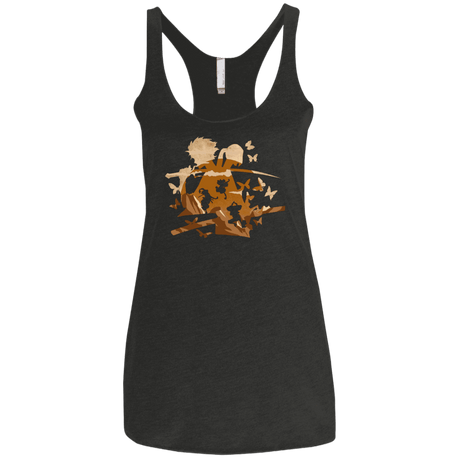 T-Shirts Vintage Black / X-Small Funky Samurais Women's Triblend Racerback Tank