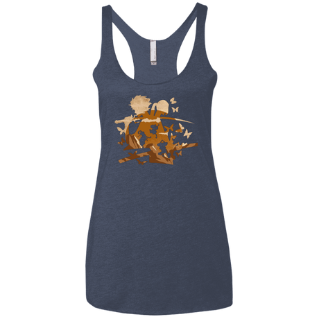 T-Shirts Vintage Navy / X-Small Funky Samurais Women's Triblend Racerback Tank