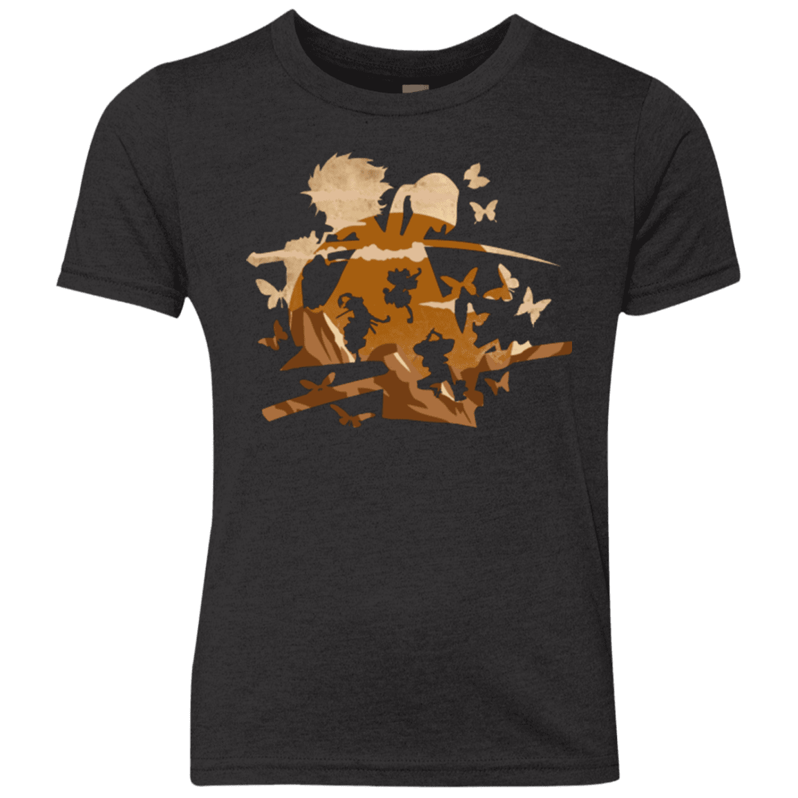 T-Shirts Vintage Black / YXS Funky Samurais Youth Triblend T-Shirt