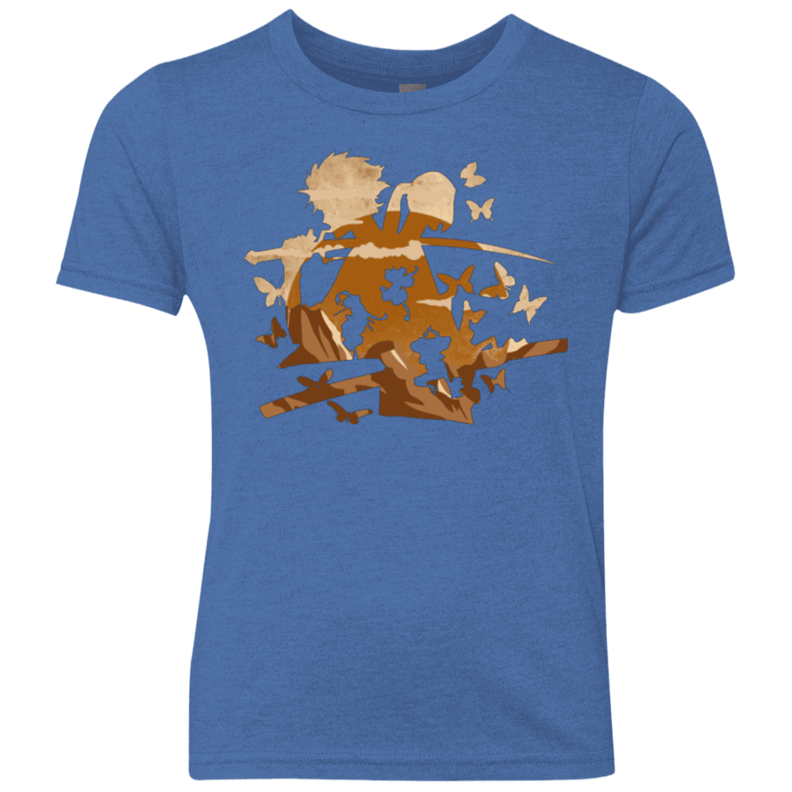 T-Shirts Vintage Royal / YXS Funky Samurais Youth Triblend T-Shirt