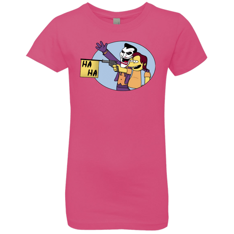 T-Shirts Hot Pink / YXS Funny Gun Girls Premium T-Shirt