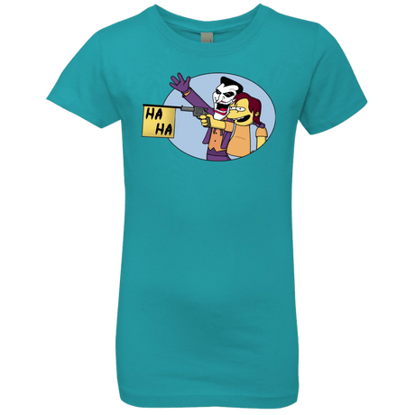 T-Shirts Tahiti Blue / YXS Funny Gun Girls Premium T-Shirt