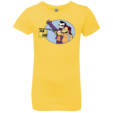 T-Shirts Vibrant Yellow / YXS Funny Gun Girls Premium T-Shirt